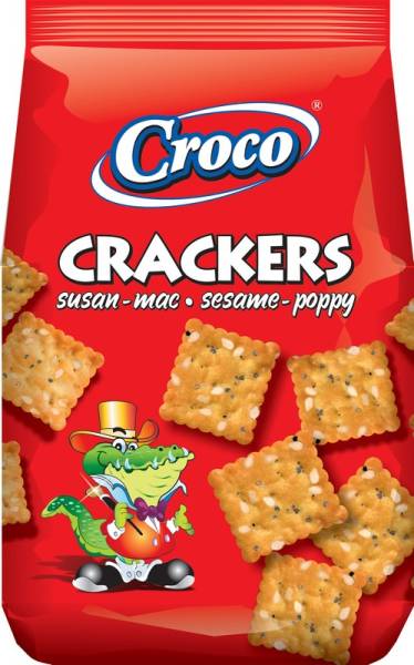 Croco Kréker 100 gr. Szezám-Só-Mák