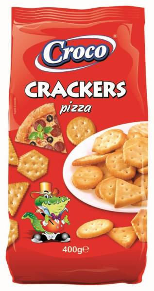 Croco Kréker 400 gr. Pizza