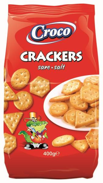 Croco Kréker 400 gr. Sós