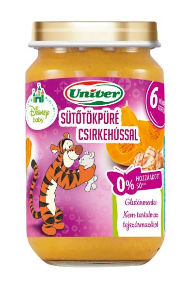 Univer Bébiétel Sütőtökpüré-csirke 163gr