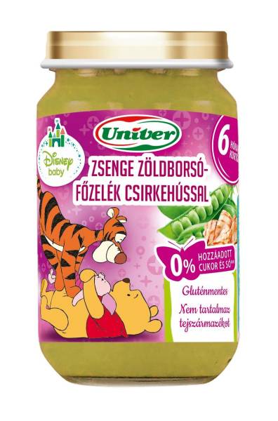 Univer Bébiétel Zöldborsó csirke 163 gr