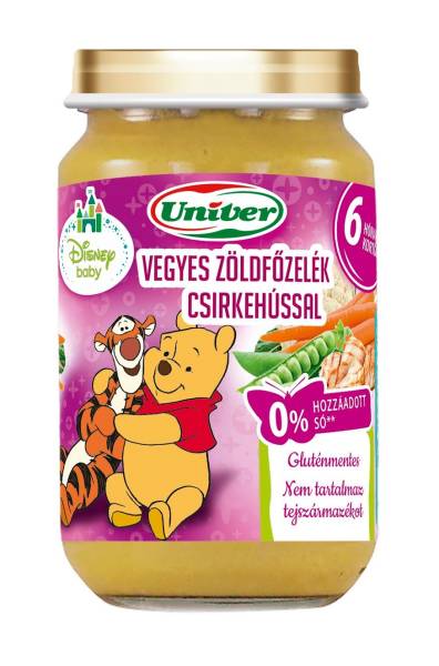 Univer Bébiétel Vegyes Zöldf.Csirkehús
