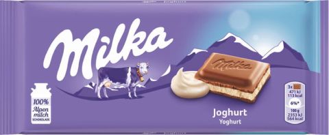 Milka Táblás 100 gr.  Joghurt