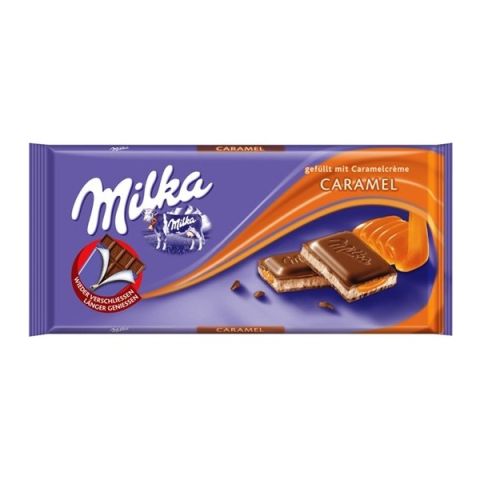 Milka Táblás 100 gr.  Toffie Caramell