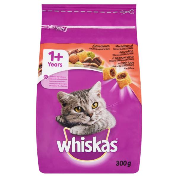 Whiskas Száraz 300 gr. Marhahússal