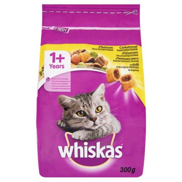 Whiskas Száraz 300 gr. Csirkehússal